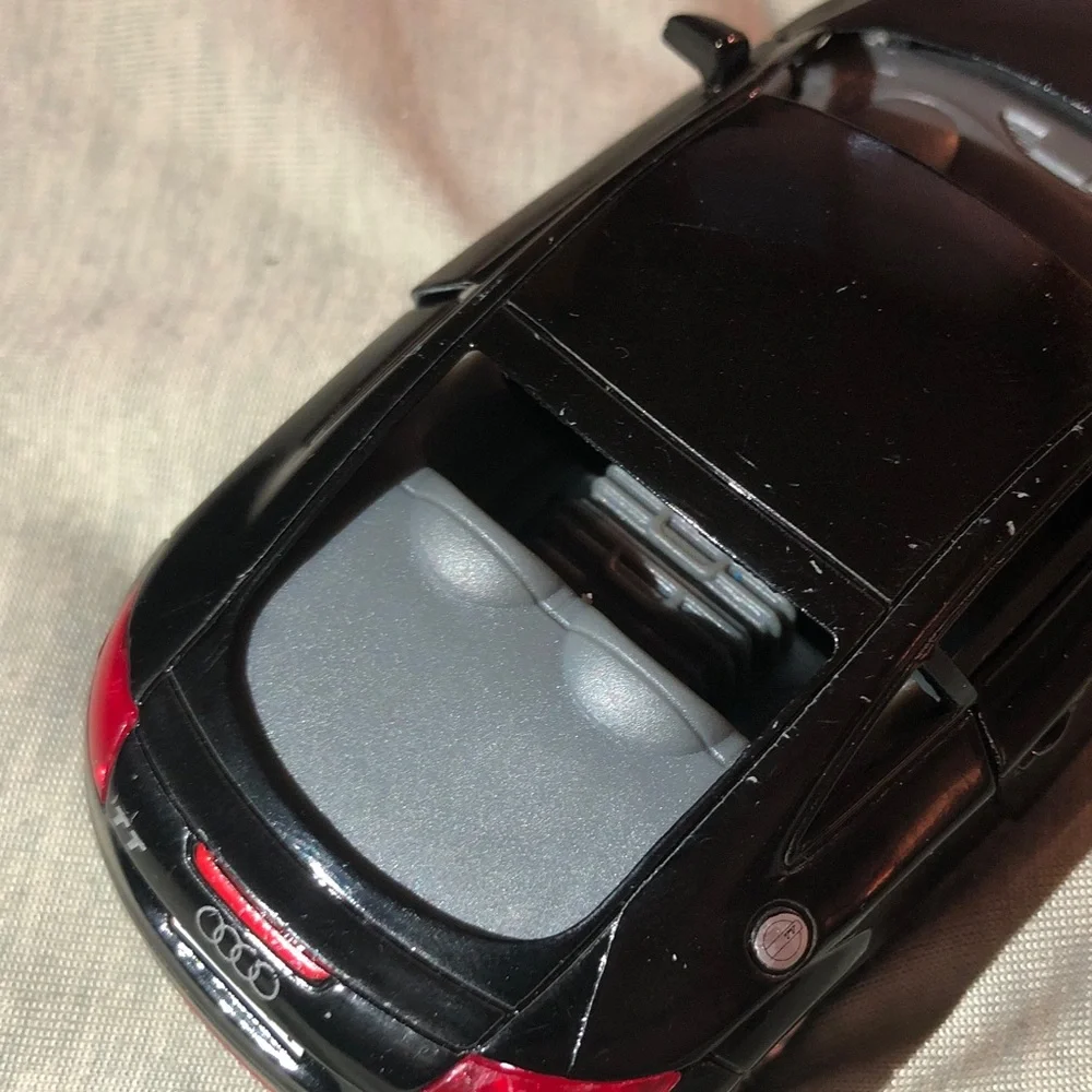 Black 2008 Audi TT pull back action